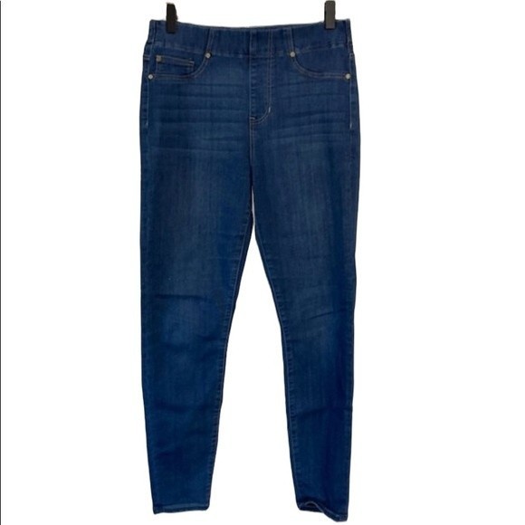 Liverpool High-Rise Skinny Pull On Distressed Jeans Stretchy Denim - Picture 4 of 15